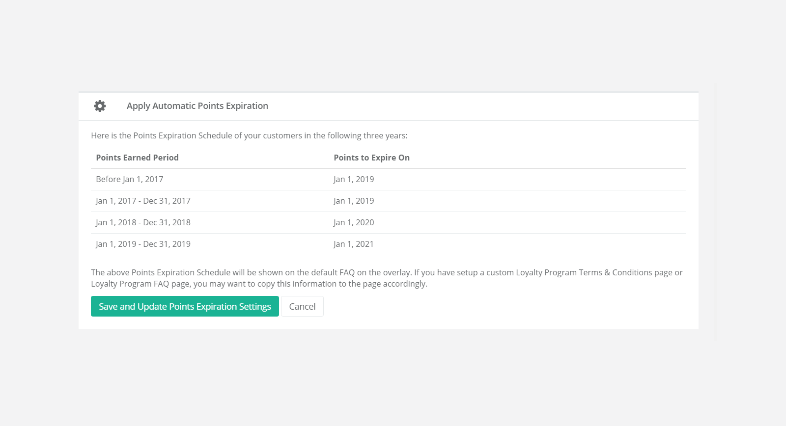 Introducing Automatic Points Expiration S Loyalty